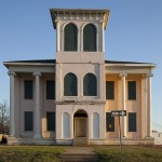 John Drish House, 1837 (tower later addition c.1850). Front façade view.